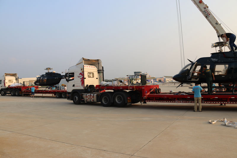 直升机气垫托运