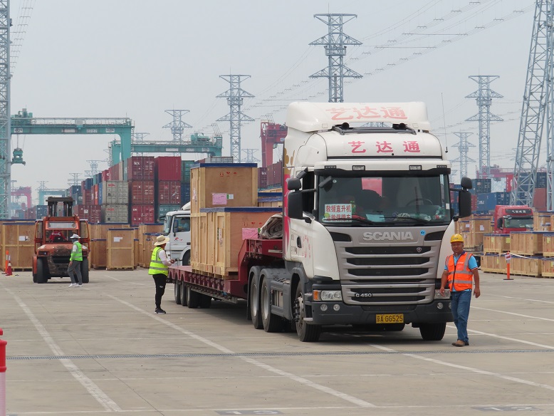 曝光机设备运输