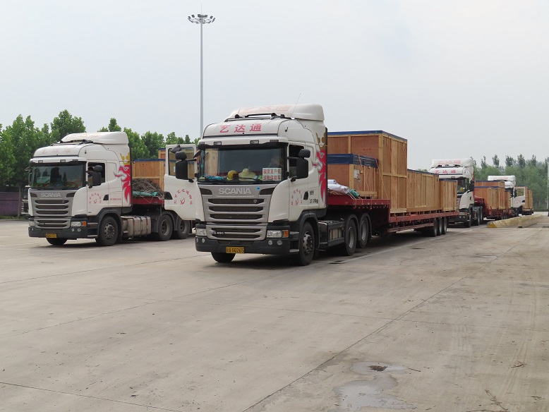 曝光机设备运输